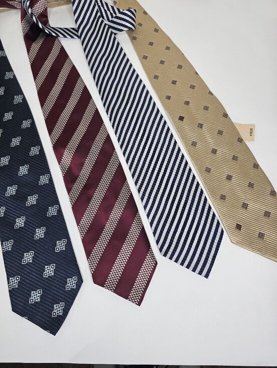 Giorgio Armani Other - Giorgio Armani Classico Tie Bundle Of 4 in Classic Navy, Burgundy, Blue & Tan